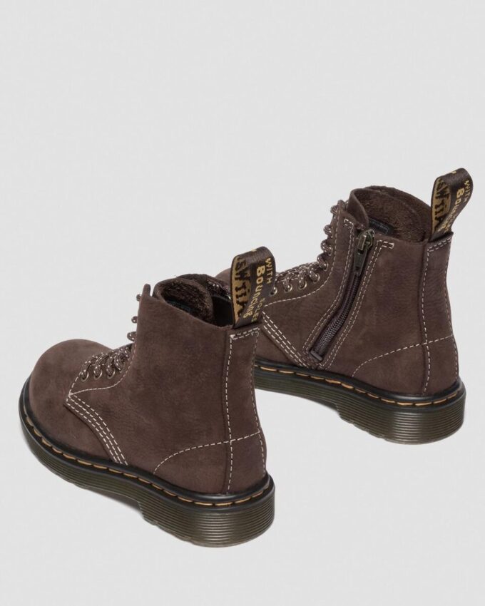 Botas 1460 Tumbled Nubuck para niños pequeños Botas 1460 Tumbled Nubuck para niños pequeños