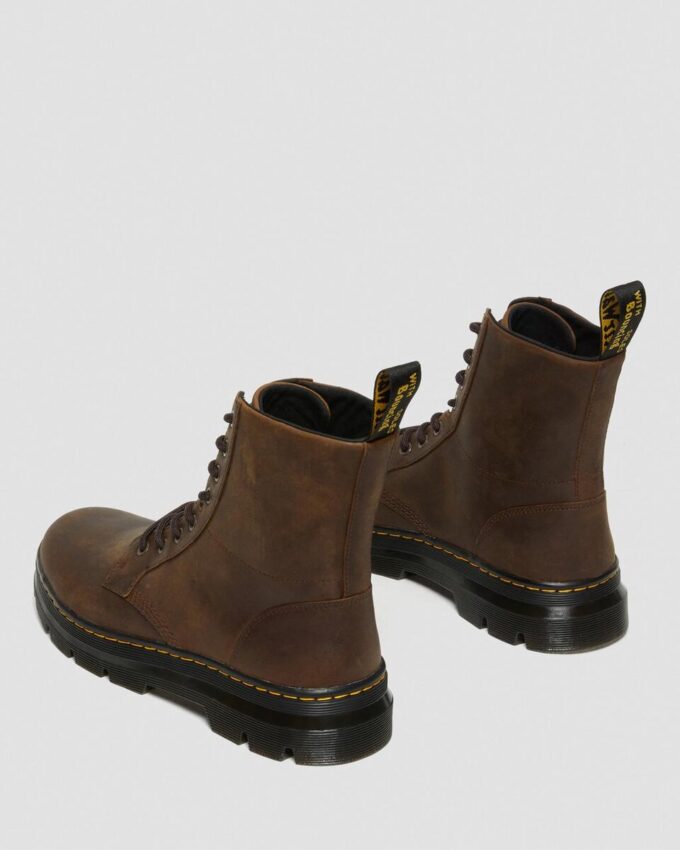 Botas casuales Combs de cuero Crazy Horse Botas casuales Combs de cuero Crazy Horse