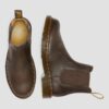 Botas Chelsea 2976 de cuero Crazy Horse con costuras amarillas Botas Chelsea 2976 de cuero Crazy Horse con costuras amarillas