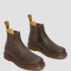 Botas Chelsea 2976 de cuero Crazy Horse con costuras amarillas Botas Chelsea 2976 de cuero Crazy Horse con costuras amarillas