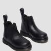 Botas Chelsea con forro de piel sintética para niños pequeños 2976 Botas Chelsea con forro de piel sintética para niños pequeños 2976