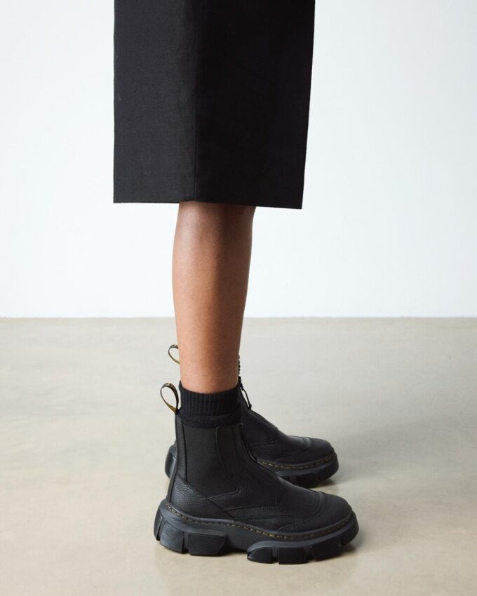 Botas Chelsea de cuero con cremallera DMXL Botas Chelsea de cuero con cremallera DMXL