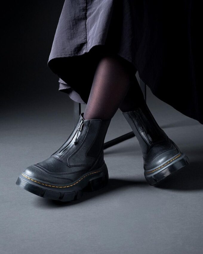Botas Chelsea de cuero con cremallera DMXL Botas Chelsea de cuero con cremallera DMXL