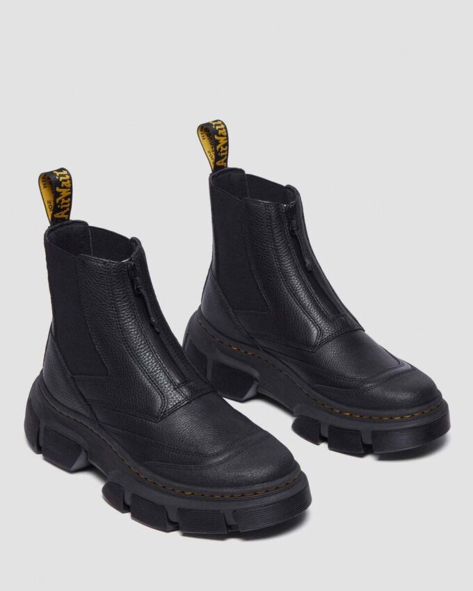 Botas Chelsea de cuero con cremallera DMXL Botas Chelsea de cuero con cremallera DMXL