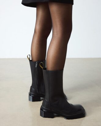Botas Chelsea de cuero con puntera cuadrada MAYBOLE HI