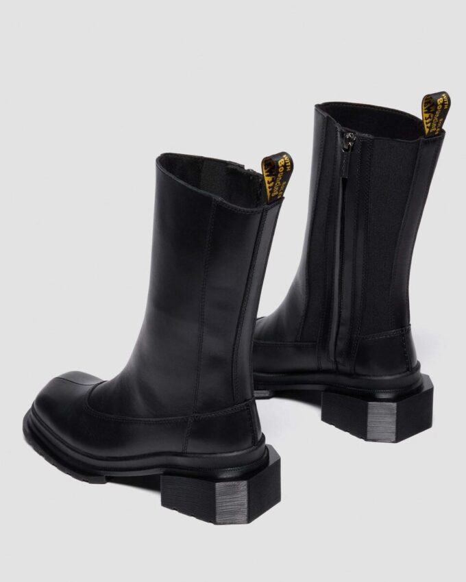 Botas Chelsea de cuero con puntera cuadrada MAYBOLE HI Botas Chelsea de cuero con puntera cuadrada MAYBOLE HI