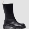 Botas Chelsea de cuero con puntera cuadrada MAYBOLE HI Botas Chelsea de cuero con puntera cuadrada MAYBOLE HI