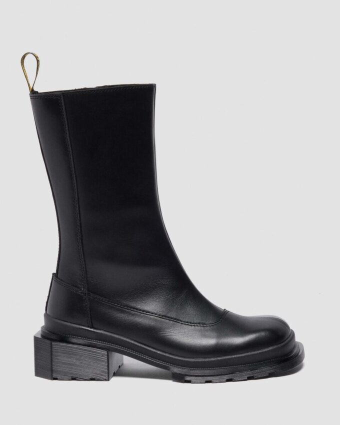 Botas Chelsea de cuero con puntera cuadrada MAYBOLE HI Botas Chelsea de cuero con puntera cuadrada MAYBOLE HI