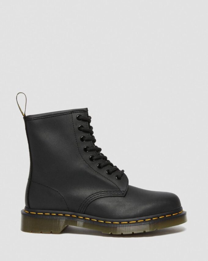 Botas con cordones 1460 de cuero engrasado Botas con cordones 1460 de cuero engrasado