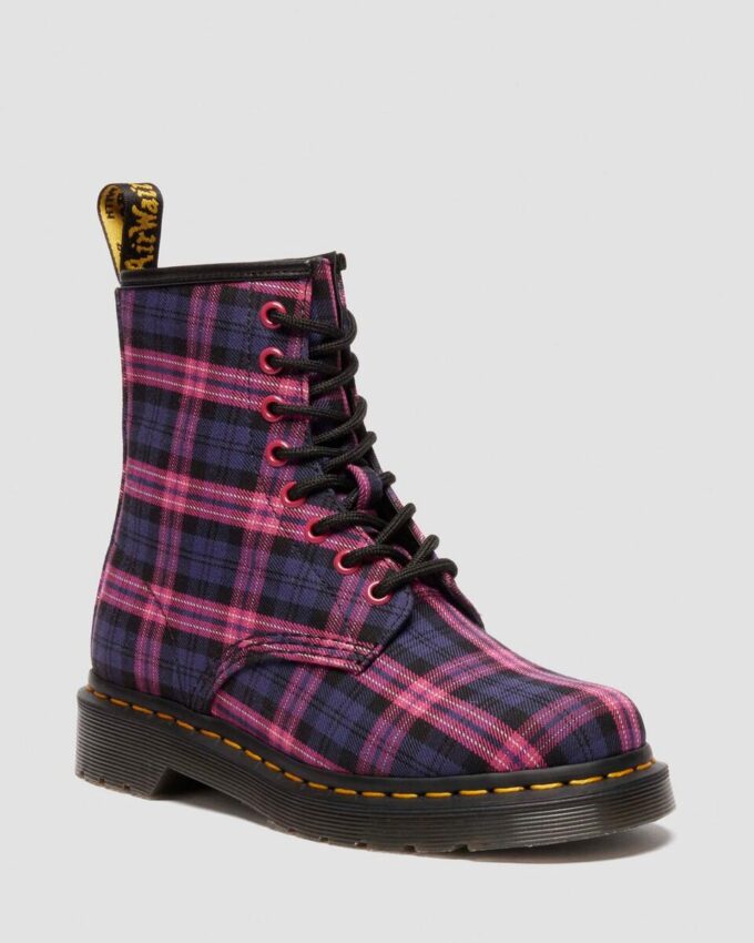 Botas con cordones 1460 Tartan