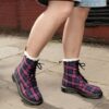 Botas con cordones 1460 Tartan