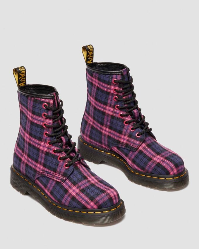 Botas con cordones 1460 Tartan