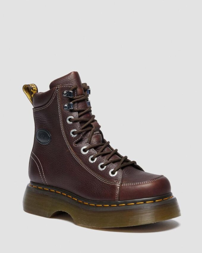 Botas con cordones BUZZ 8-EYE de piel Grizzly Botas con cordones BUZZ 8-EYE de piel Grizzly