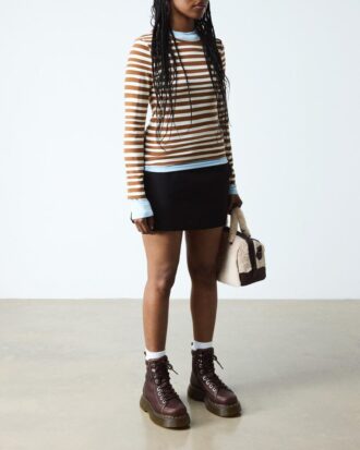 Botas con cordones BUZZ 8-EYE de piel Grizzly