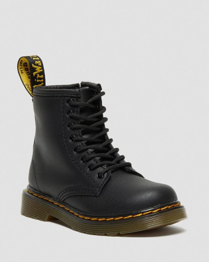 Botas con cordones de cuero Softy T 1460 para niños pequeños Botas con cordones de cuero Softy T 1460 para niños pequeños