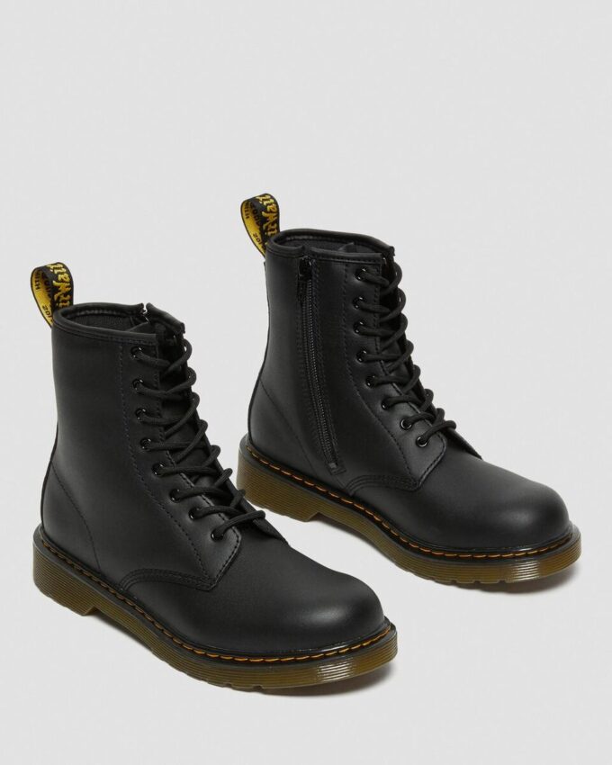 Botas con cordones de cuero suave 1460 para jóvenes Botas con cordones de cuero suave 1460 para jóvenes