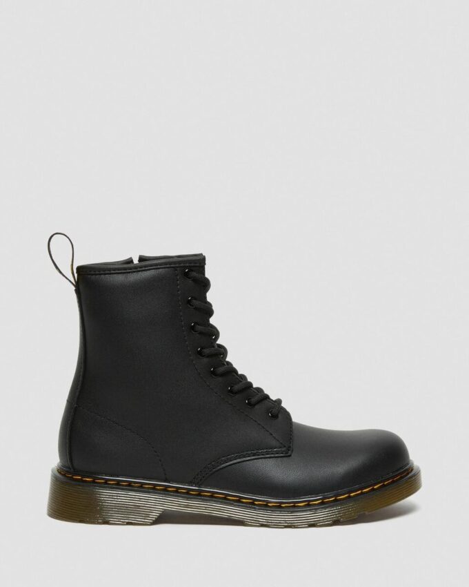 Botas con cordones de cuero suave 1460 para jóvenes Botas con cordones de cuero suave 1460 para jóvenes