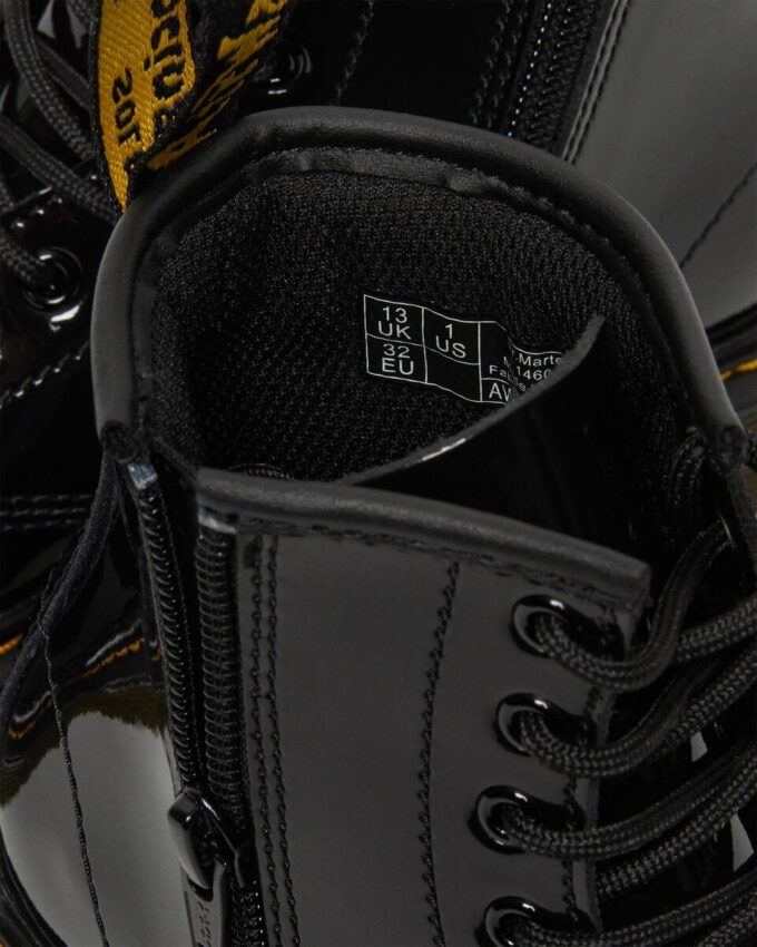 Botas con cordones de Patent Leather 1460 para niños Botas con cordones de Patent Leather 1460 para niños