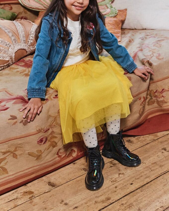 Botas con cordones de Patent Leather JUNIOR 1460 RAINBOW Botas con cordones de Patent Leather JUNIOR 1460 RAINBOW