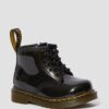 Botas con cordones de Patent Leather para bebés 1460 Botas con cordones de Patent Leather para bebés 1460