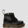 Botas con cordones de Patent Leather para bebés 1460 Botas con cordones de Patent Leather para bebés 1460