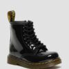 Botas con cordones de Patent Leather para niños pequeños 1460 Botas con cordones de Patent Leather para niños pequeños 1460