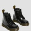 Botas con cordones de Patent Leather para niños pequeños 1460 Botas con cordones de Patent Leather para niños pequeños 1460