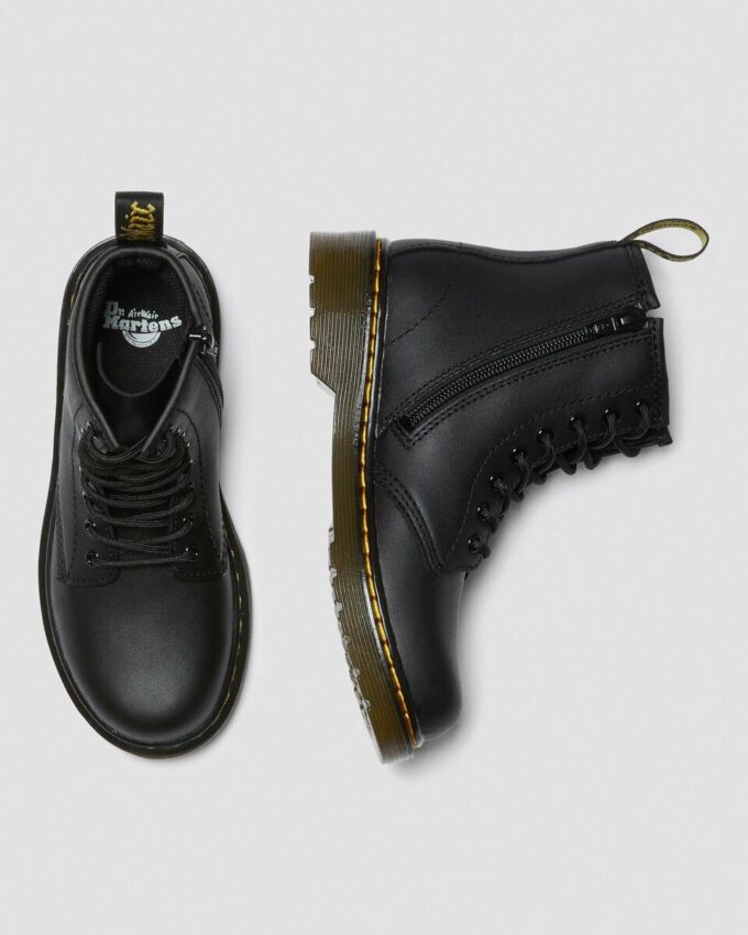 Botas con cordones Junior 1460 Softy T en piel Botas con cordones Junior 1460 Softy T en piel
