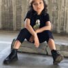 Botas con cordones Junior 1460 Softy T en piel Botas con cordones Junior 1460 Softy T en piel
