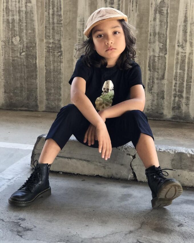 Botas con cordones Junior 1460 Softy T en piel Botas con cordones Junior 1460 Softy T en piel