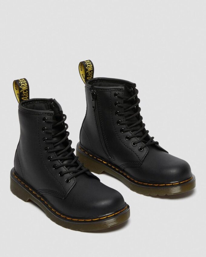 Botas con cordones Junior 1460 Softy T en piel Botas con cordones Junior 1460 Softy T en piel