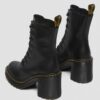 Botas con cordones y tacón acampanado de cuero Chesney Botas con cordones y tacón acampanado de cuero Chesney