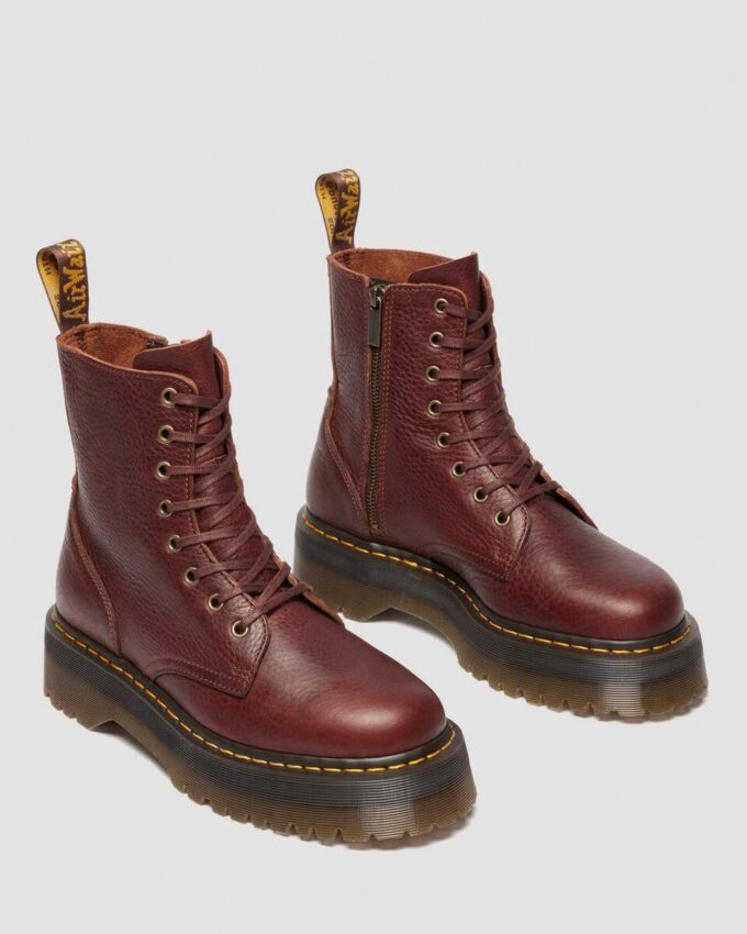 Botas con plataforma de cuero Ambassador Leather de Jadon Botas con plataforma de cuero Ambassador Leather de Jadon