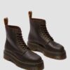 Botas con plataforma de cuero Crazy Horse de Sinclair Botas con plataforma de cuero Crazy Horse de Sinclair