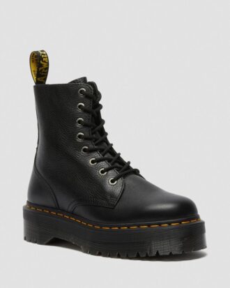 Botas con plataforma de cuero Pisa de Jadon III
