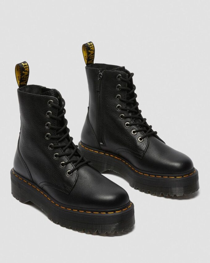 Botas con plataforma de cuero Pisa de Jadon III Botas con plataforma de cuero Pisa de Jadon III