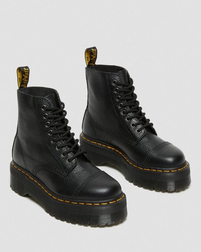 Botas con plataforma de Nappa Leather molida Sinclair Botas con plataforma de Nappa Leather molida Sinclair