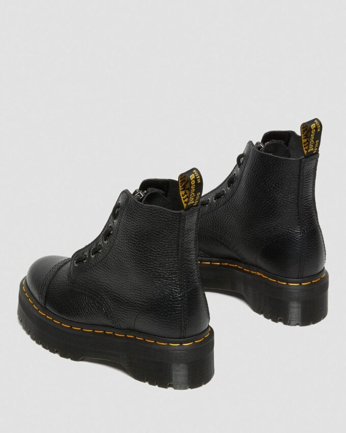 Botas con plataforma de Nappa Leather molida Sinclair Botas con plataforma de Nappa Leather molida Sinclair