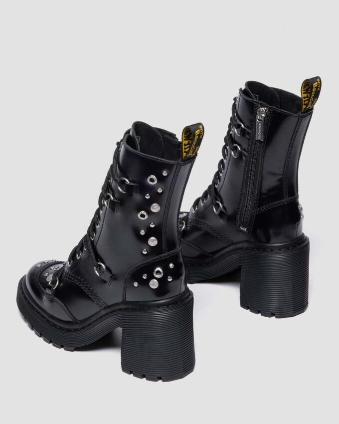 Botas con tacón acampanado y tachuelas CHESNEY en piel Buttero Botas con tacón acampanado y tachuelas CHESNEY en piel Buttero