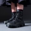 Botas de cuero DMXL de 8 ojales Botas de cuero DMXL de 8 ojales