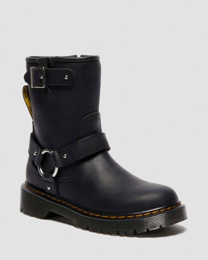 Botas de motero de piel para niños Genaya Junior Botas de motero de piel para niños Genaya Junior