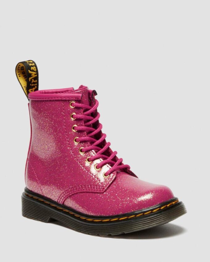 BOTAS DE PATENT LEATHER 1460 GLITTER PARA NIÑOS BOTAS DE PATENT LEATHER 1460 GLITTER PARA NIÑOS