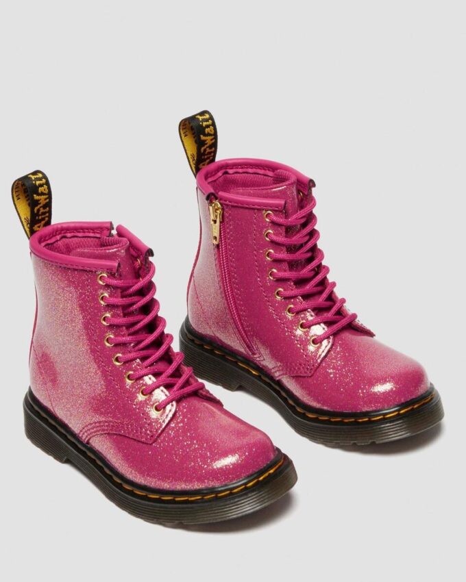 BOTAS DE PATENT LEATHER 1460 GLITTER PARA NIÑOS BOTAS DE PATENT LEATHER 1460 GLITTER PARA NIÑOS