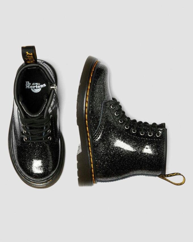 BOTAS DE PATENT LEATHER 1460 GLITTER PARA NIÑOS BOTAS DE PATENT LEATHER 1460 GLITTER PARA NIÑOS