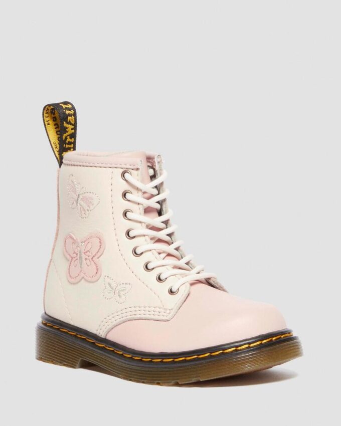 Botas de piel Butterfly 1460 para niños pequeños Botas de piel Butterfly 1460 para niños pequeños