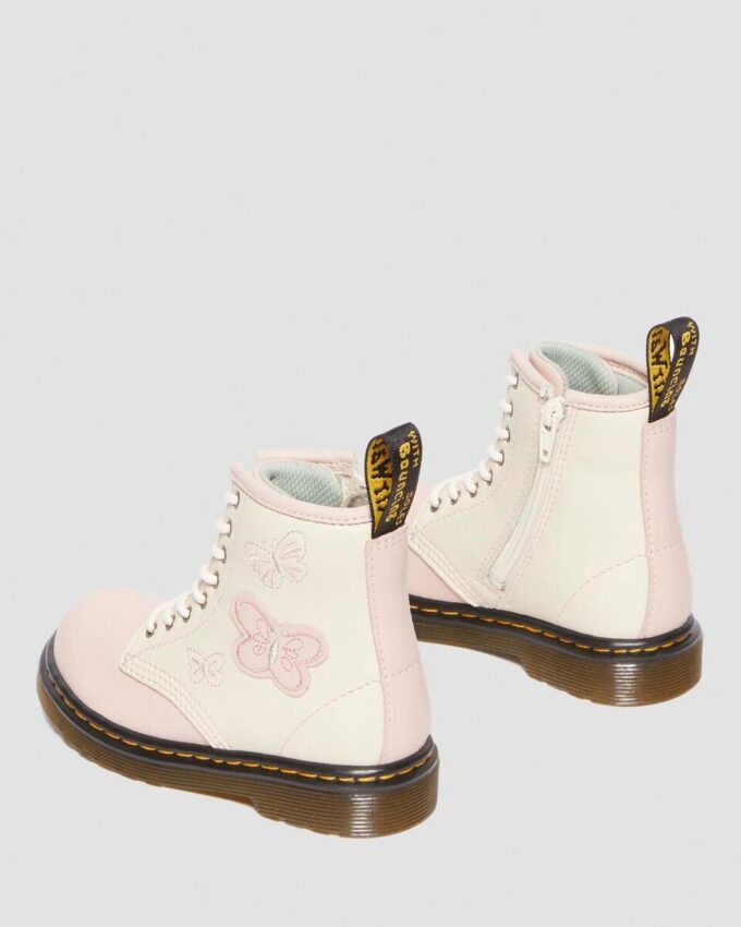 Botas de piel Butterfly 1460 para niños pequeños Botas de piel Butterfly 1460 para niños pequeños