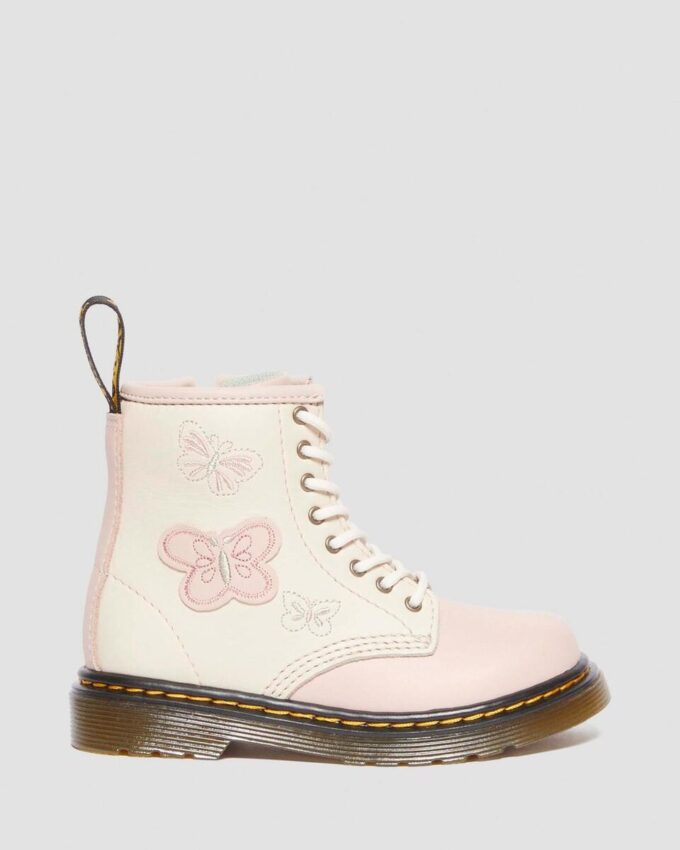 Botas de piel Butterfly 1460 para niños pequeños Botas de piel Butterfly 1460 para niños pequeños
