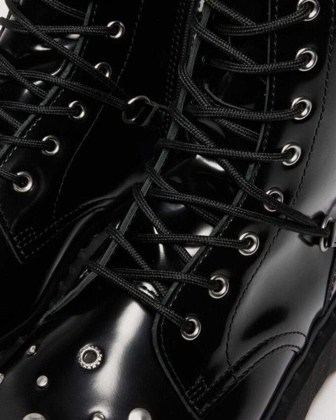 Botas de plataforma con tachuelas Jadon Hi en piel Buttero Botas de plataforma con tachuelas Jadon Hi en piel Buttero