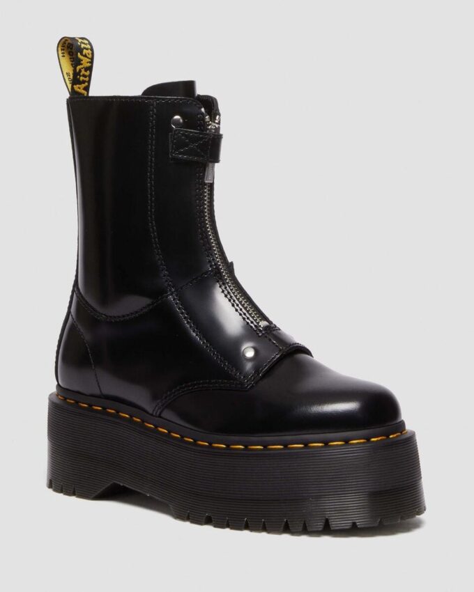 Botas de plataforma de cuero Jetta Hi Max Botas de plataforma de cuero Jetta Hi Max