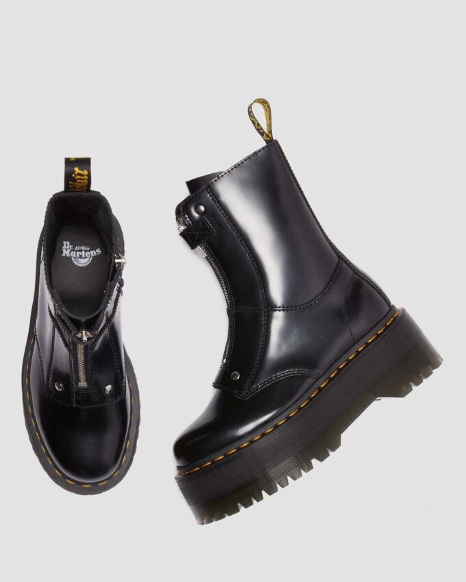 Botas de plataforma de cuero Jetta Hi Max Botas de plataforma de cuero Jetta Hi Max